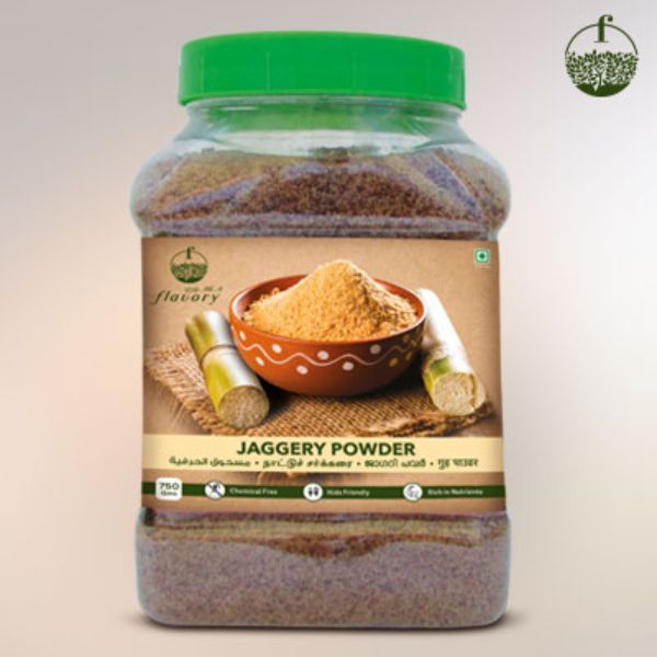 JAGGERY POWDER - JAR (NATTU SARKARAI)